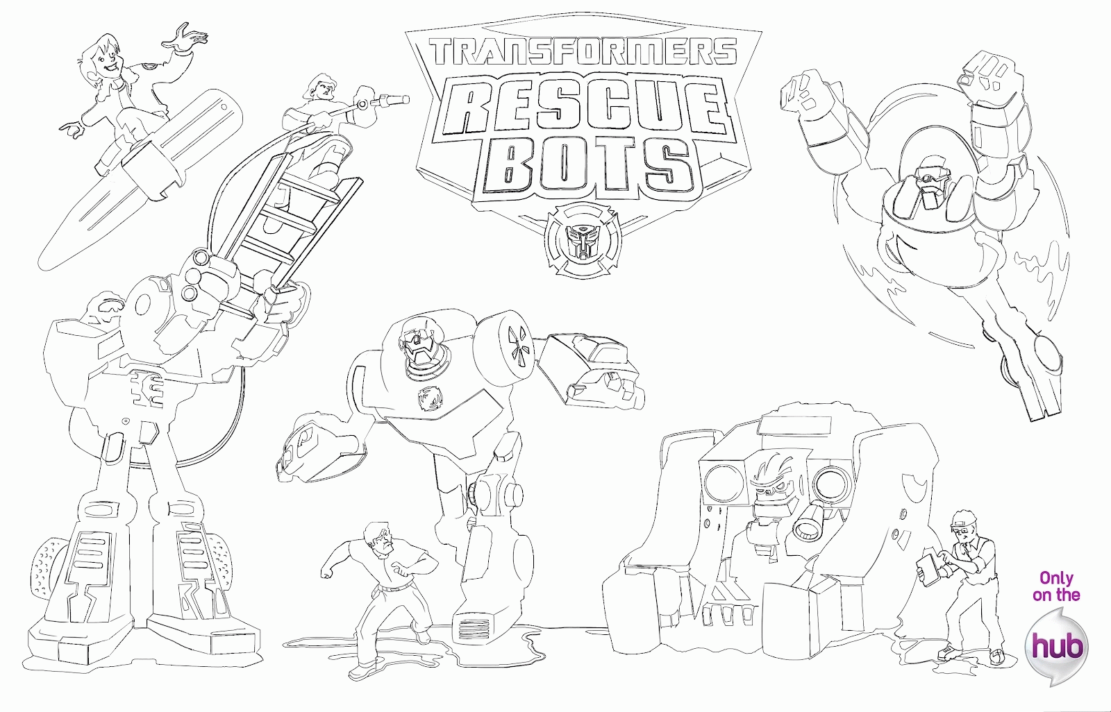 Transformer Rescue Bots Coloring Pages - Coloring Page Photos