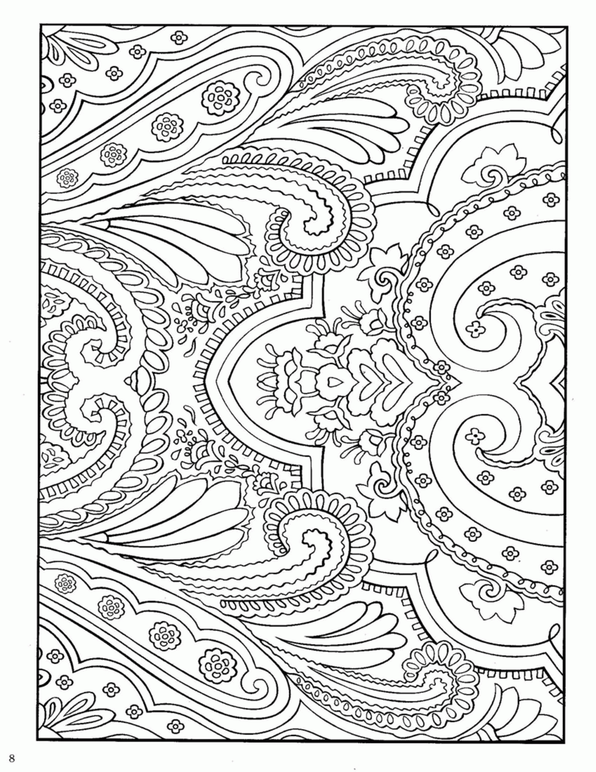 Dover Paisley Designs Coloring Book Katie Take A Look Pinterest ...