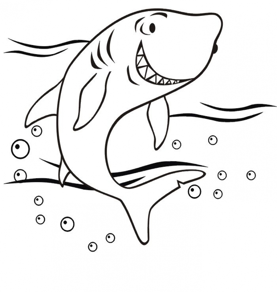Baby Shark Coloring Pages Coloring Home