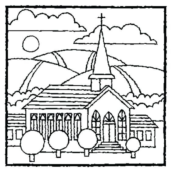 Kids Coloring Pages For Church