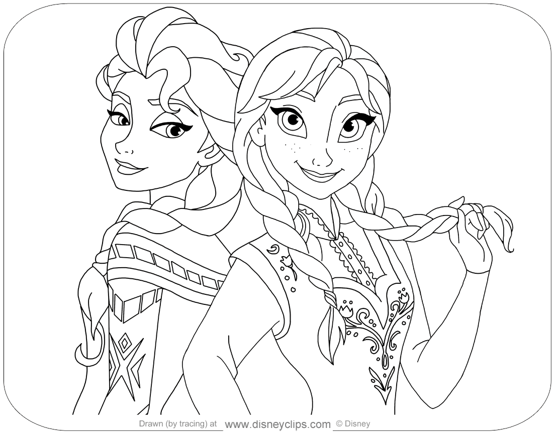 Frozen Fever Coloring Pages   Coloring Home