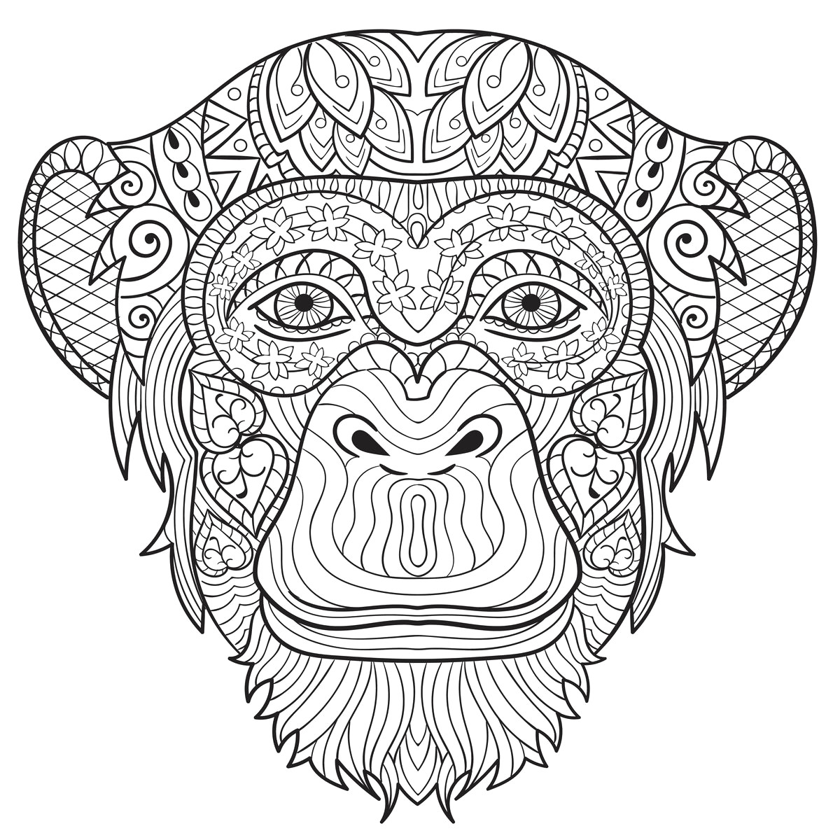 Hard Animals Coloring Pages   Coloring Home