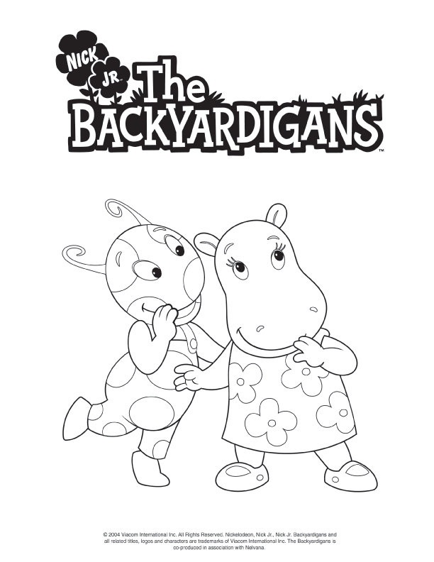 uniqua backyardigans coloring pages - Clip Art Library