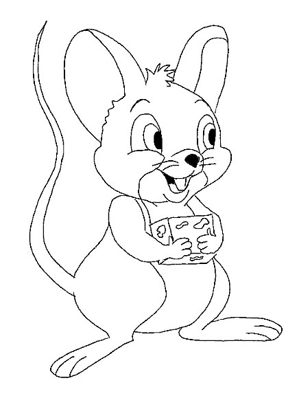 Baby Mice Coloring Pages - Free Coloring Pages