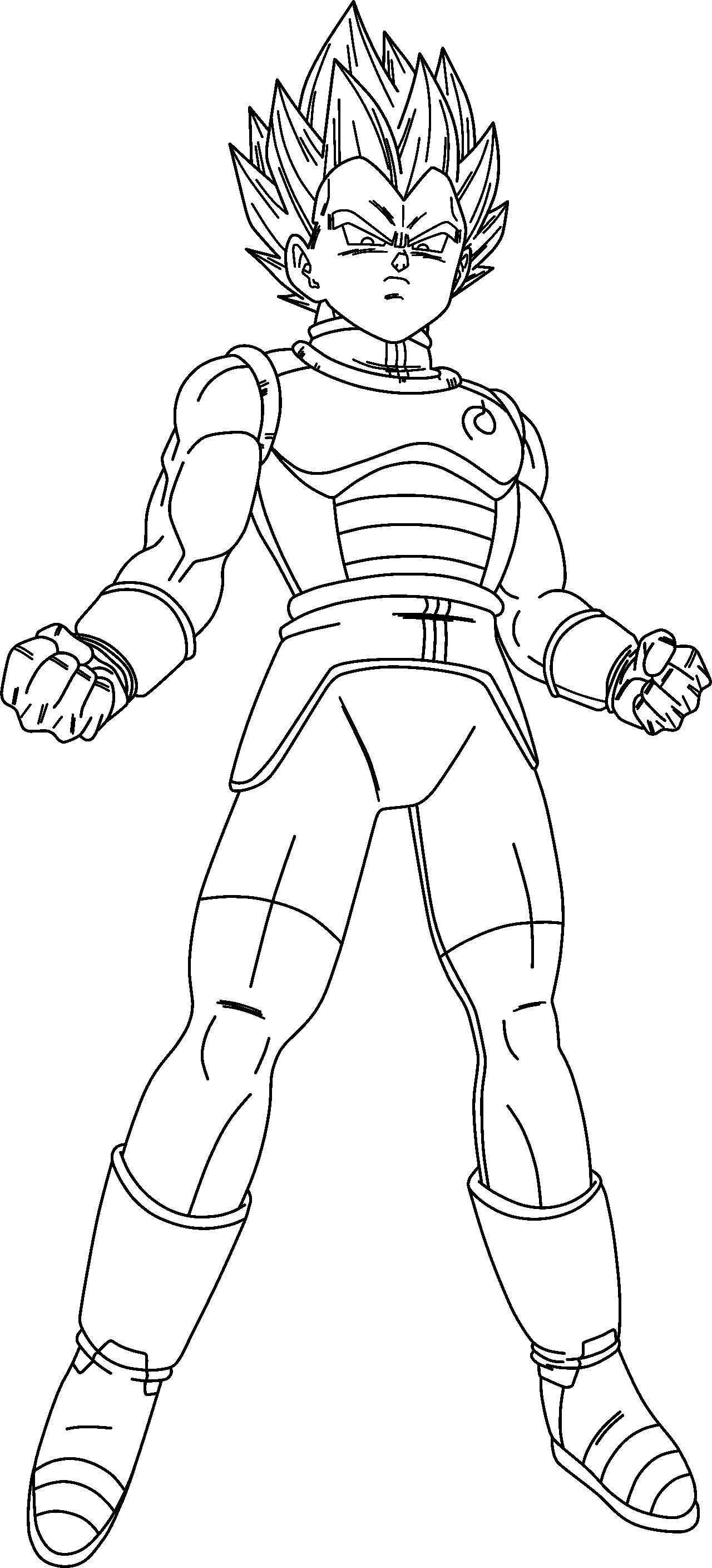 Dragon Ball Z Coloring Pages Goku And Vegeta - Coloring and Drawing