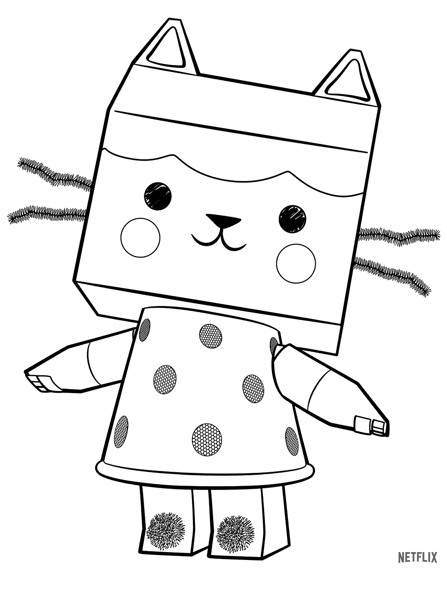 Baby Box Coloring Pages - Gabby's Dollhouse Coloring Pages - Coloring Pages  For Kids And Adults
