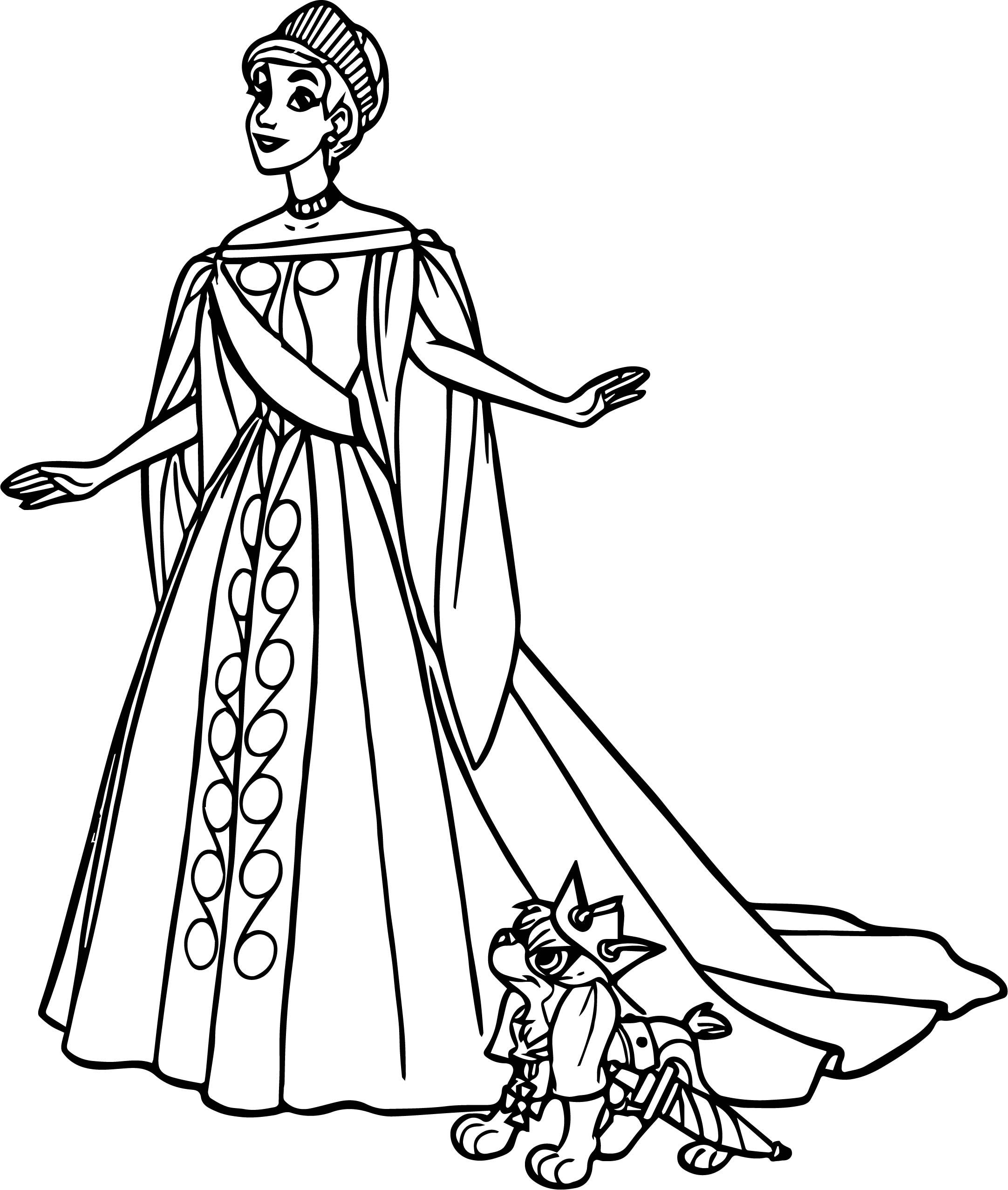 awesome Anastasia In White Dress Coloring Page | Coloring pages, Disney coloring  pages, Disney princess coloring pages