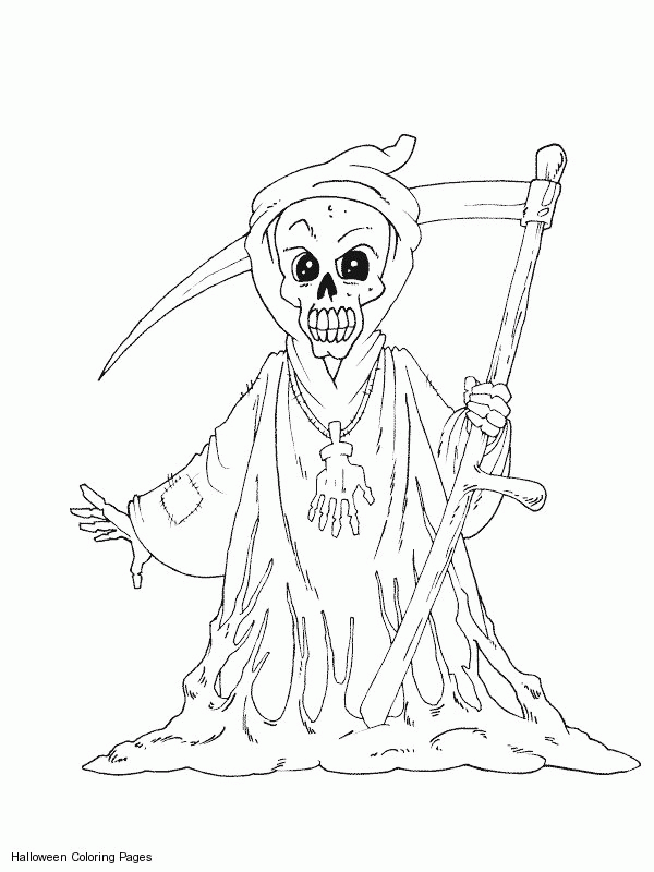 Scary Coloring Pages For S - High Quality Coloring Pages