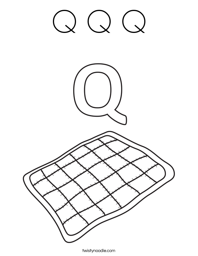 coloring pages letter q  coloring home