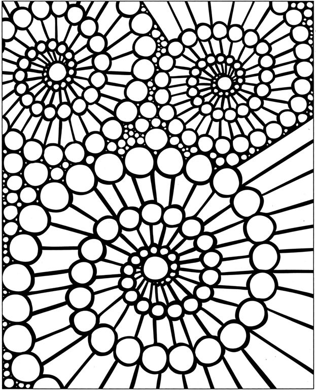 color it spiral 2 | Geometric coloring pages, Pattern coloring ...
