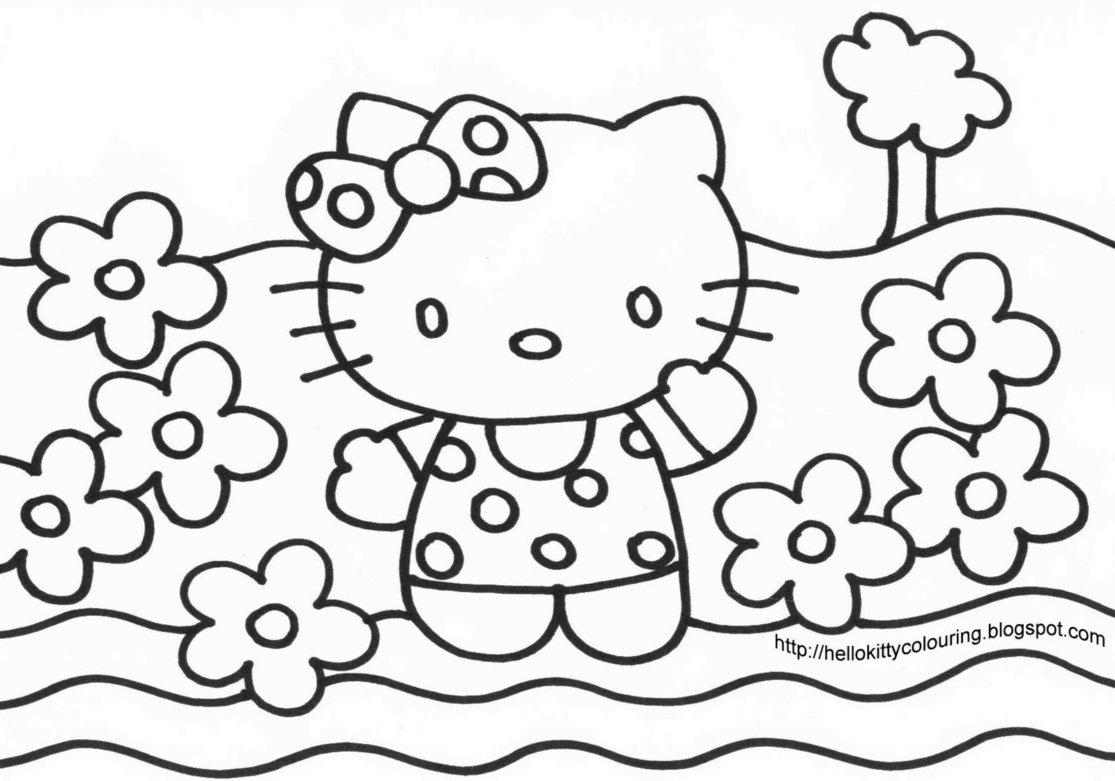 Coloring Page Hello Kitty   Only Coloring Pages   Coloring Home