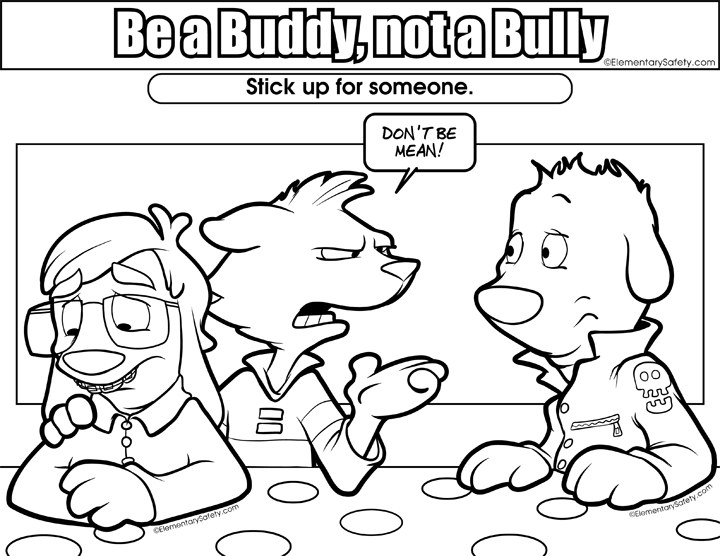 Anti Bullying Coloring Pages - Coloring Home