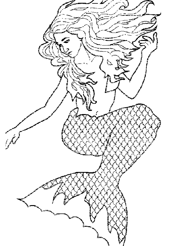 free printable mermaid coloring pages for kids coloring home