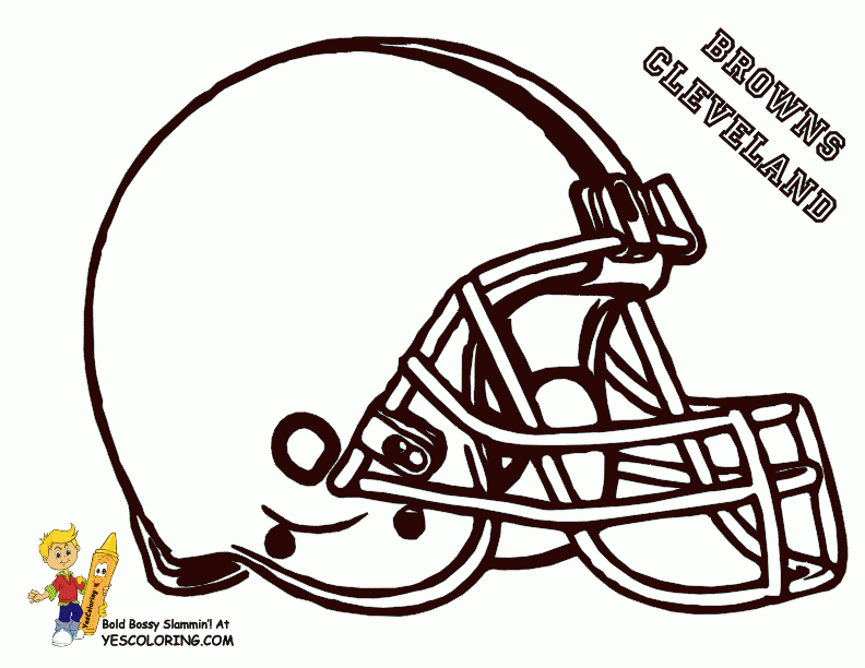 Course Cleveland Browns Logo Coloring Page Free Printable Coloring ...