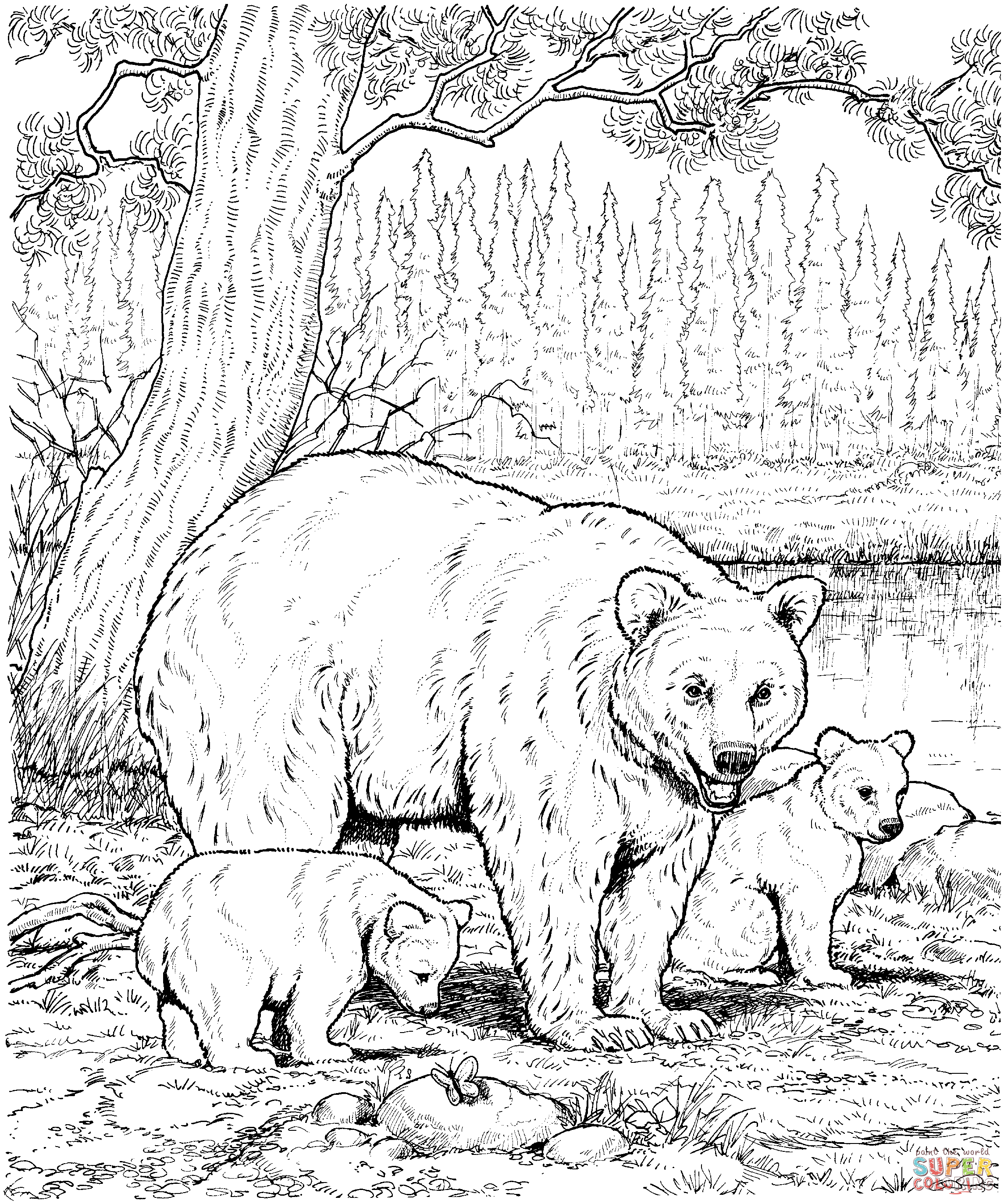 Download Advanced Coloring Pages Scenery Coloring Pages For All Ages Coloring Home