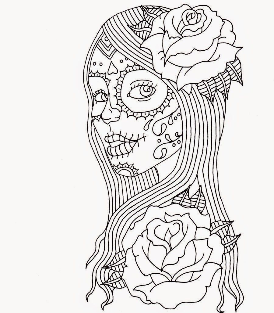 Printable Images Of Day Of The Dead