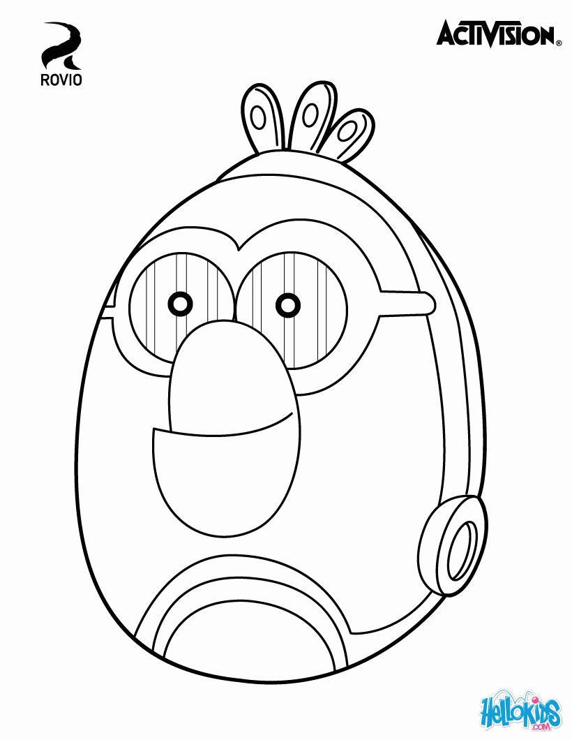 ANGRY BIRDS STAR WARS coloring pages - C-3PO