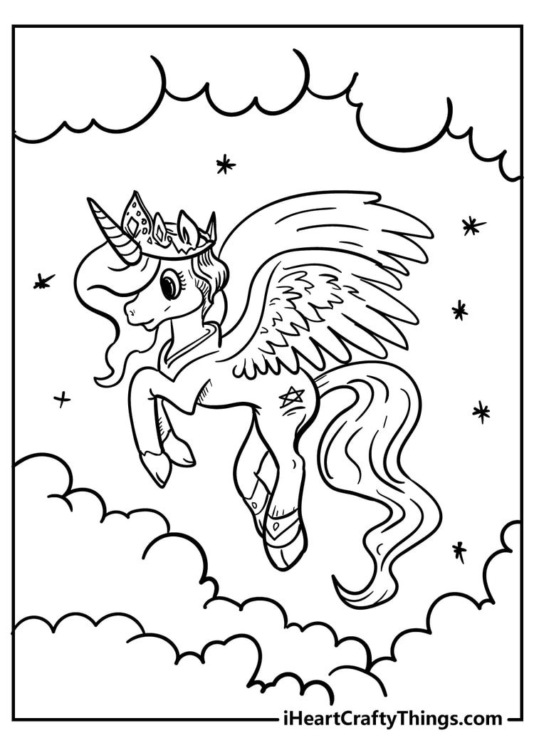 Unicorn Coloring Pages - 50 Magical Unique Designs (2022)