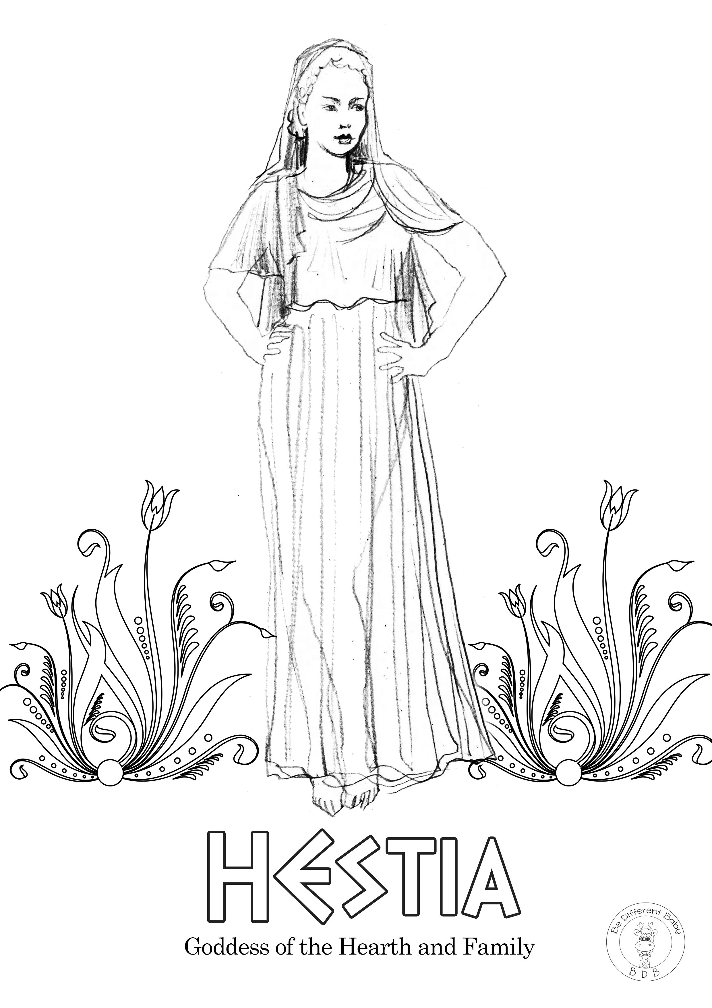 Greek Gods Coloring Pages | Be Different Baby | Greek gods, Greek mythology  tattoos, Greek gods and goddesses