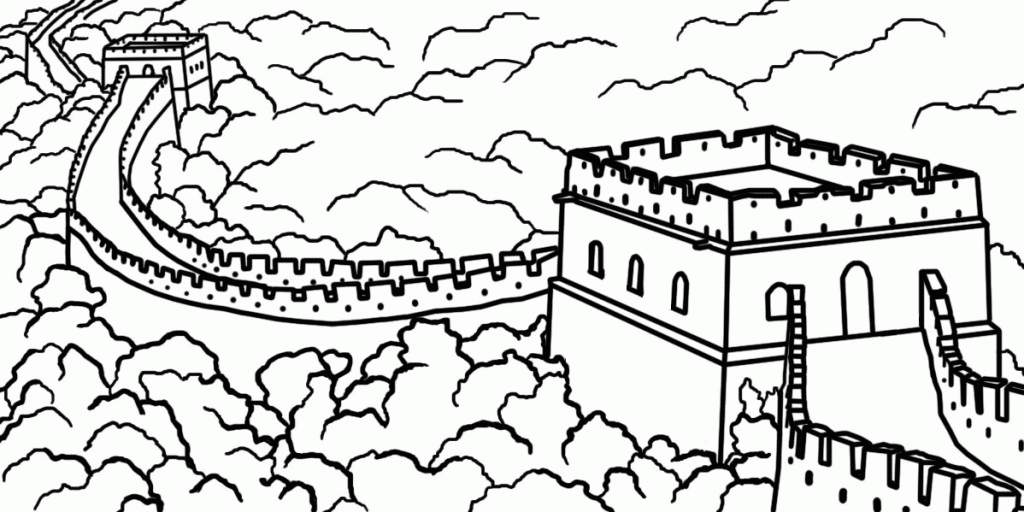 ancient china coloring page - Coloring Pages To Print