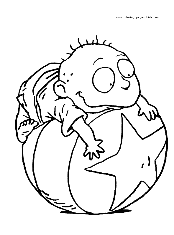 Rugrats color page - Coloring pages for kids - Cartoon characters ...