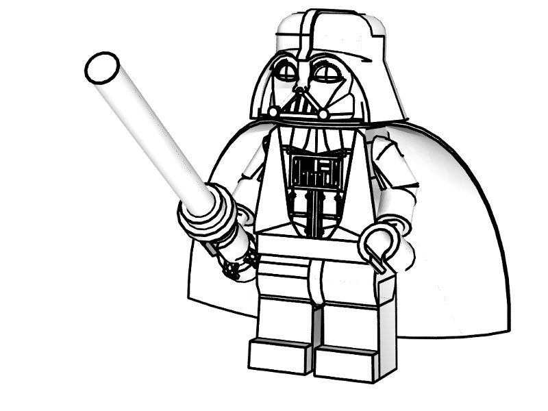 Lego Darth Vader Coloring Pages Maul Toys - Colorine.net | #13286