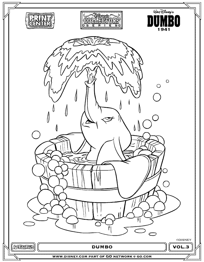 Dumbo coloring pages - Coloring pages for kids - disney coloring ...