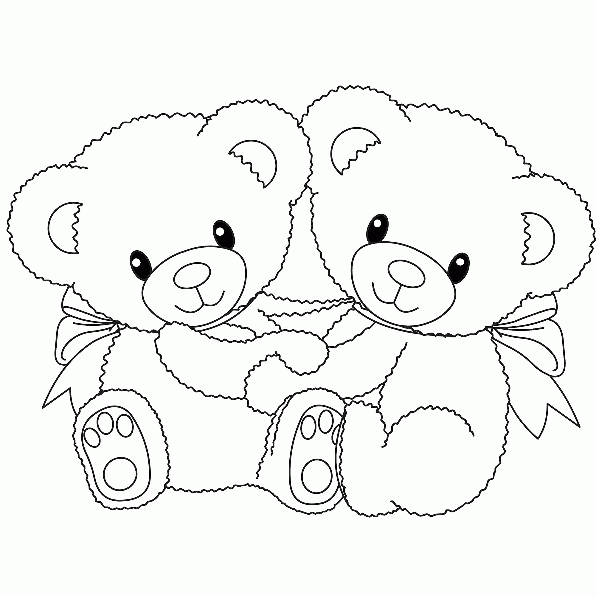 Free Coloring Pages Teddy Bear   Coloring Home