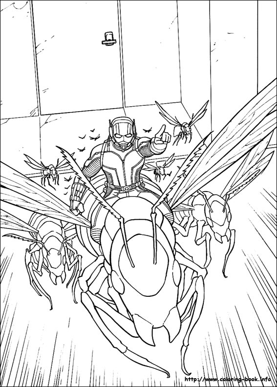 Ant-Man coloring pages on Coloring-Book.info