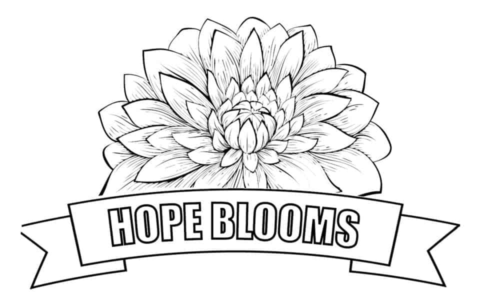 Hope Blooms Coloring Pages - GreenHouse17