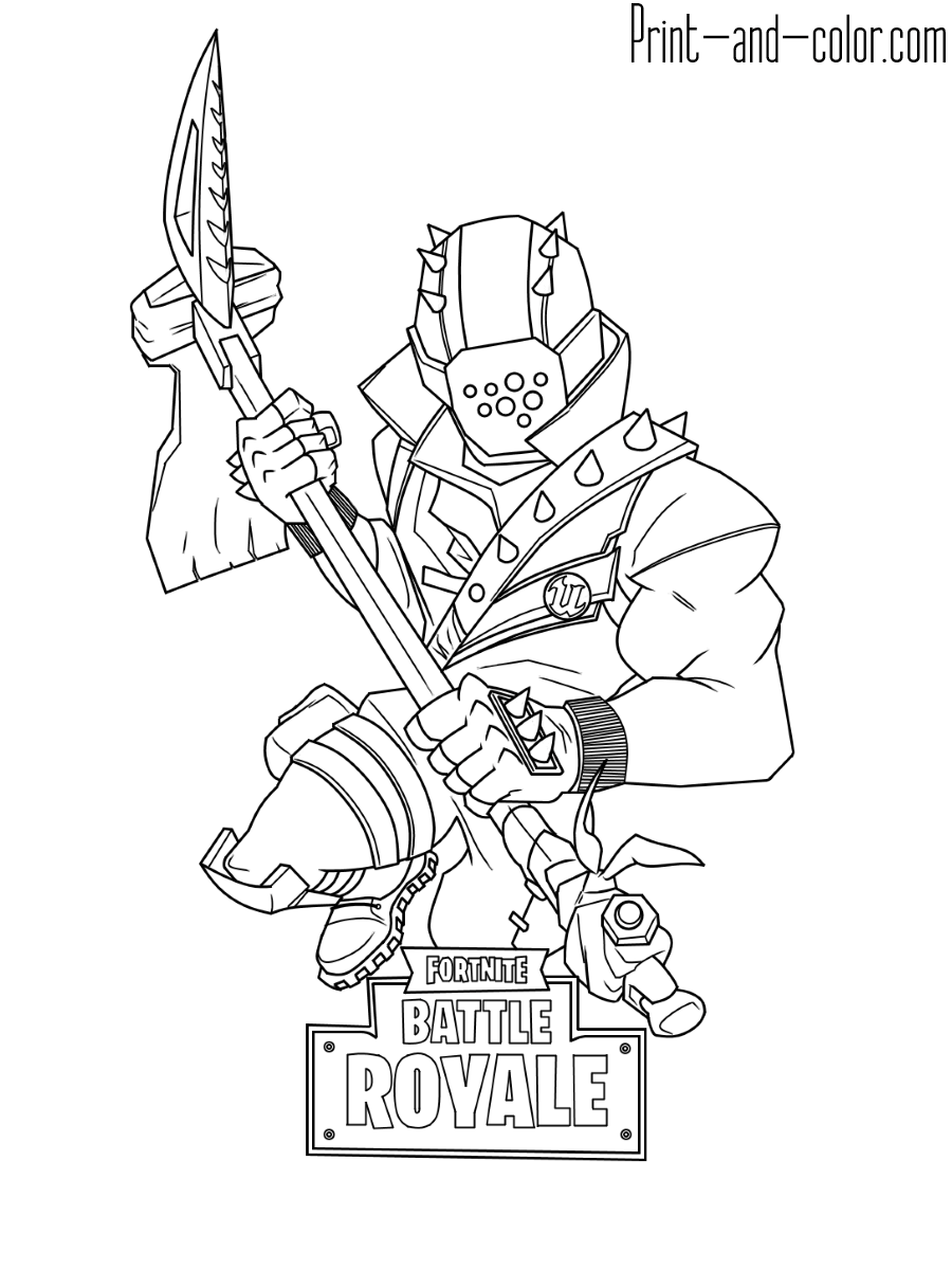 Fortnite Coloring Pages | Print And Color.com - Coloring Home