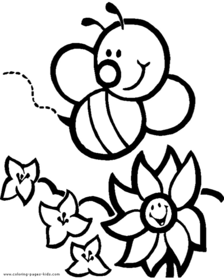 bee coloring pages | Coloring ...
