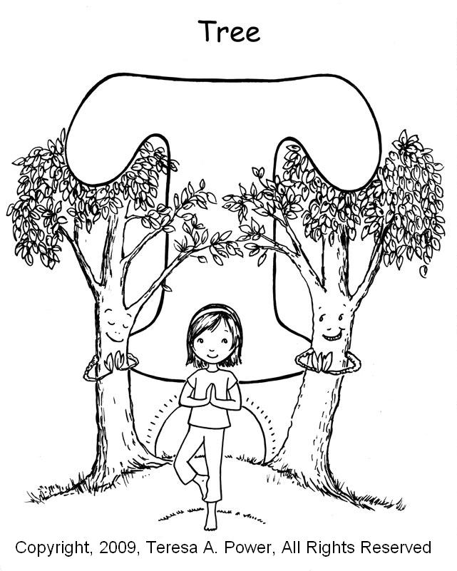 Arbor Day and the tree pose - The ABCs of Yoga for Kids