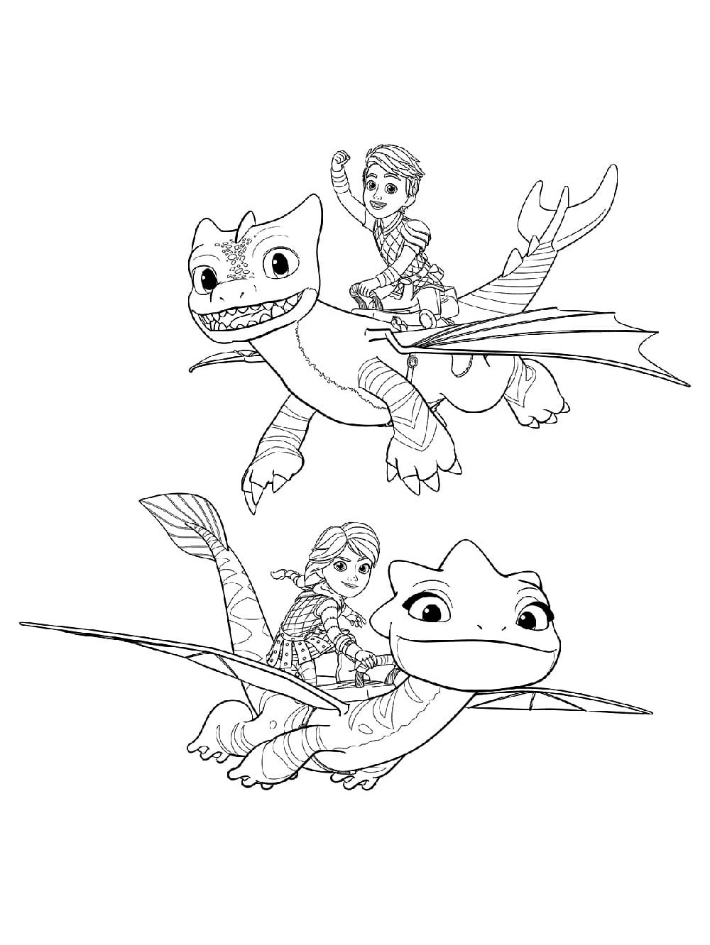 Dragons Rescue Riders coloring pages