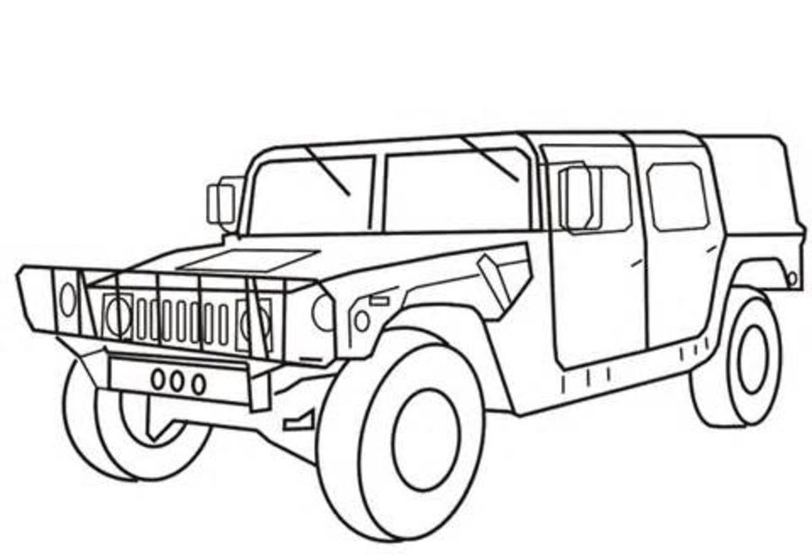 Download 118+ Transport Hummer Coloring Pages PNG PDF File - Download Free  All Fonts - Free All Grey Fonts