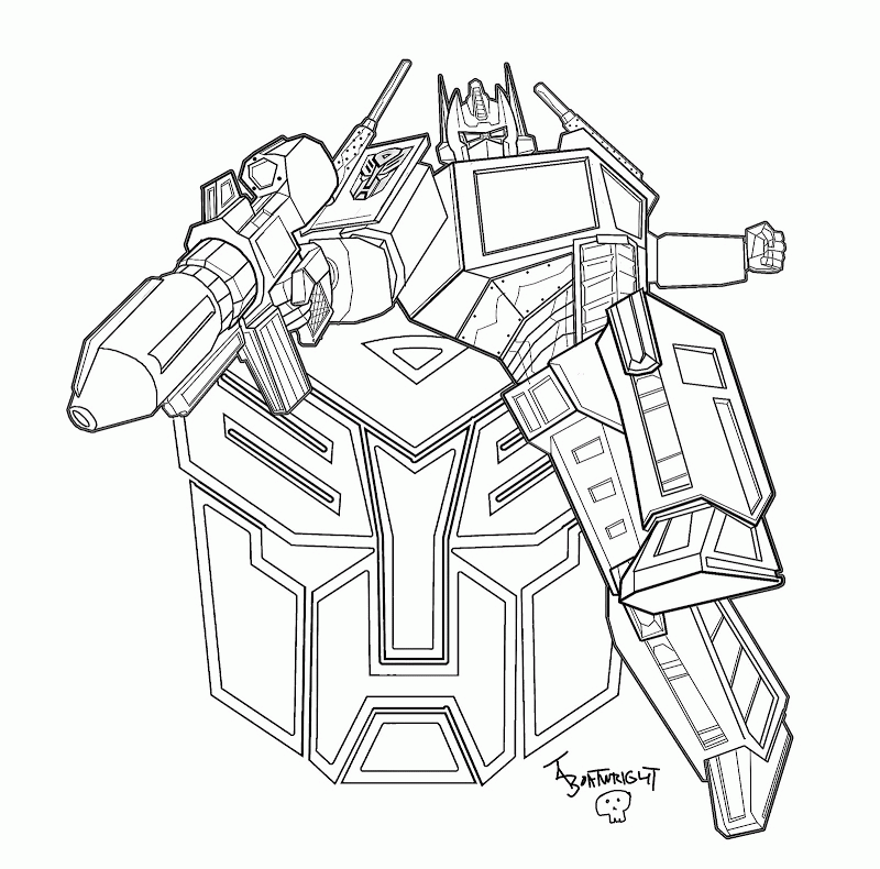 transformers autobot colouring pages - Clip Art Library