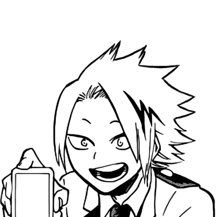 Denki Coloring Pages.