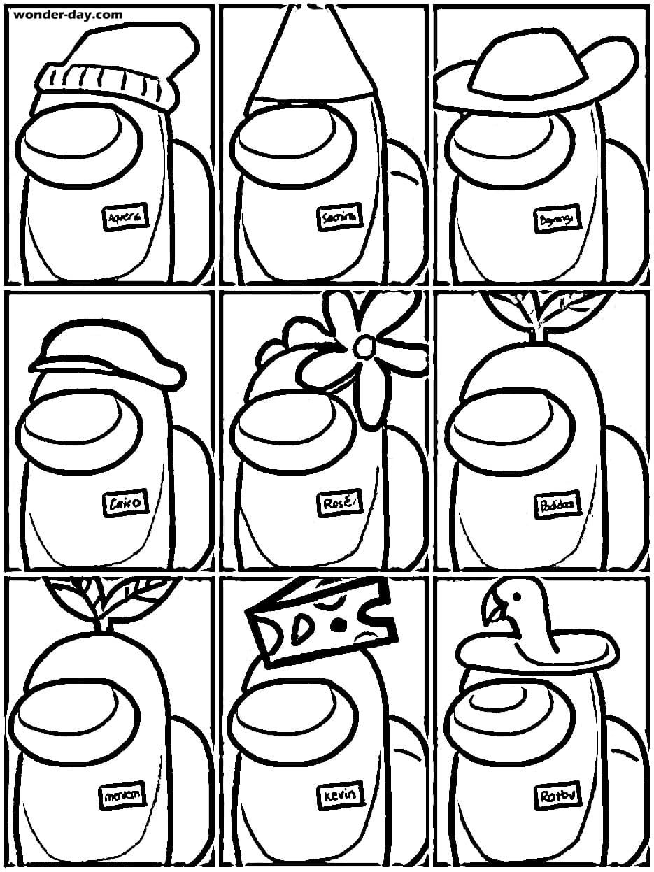 Among Us Coloring Pages   Coloring Home