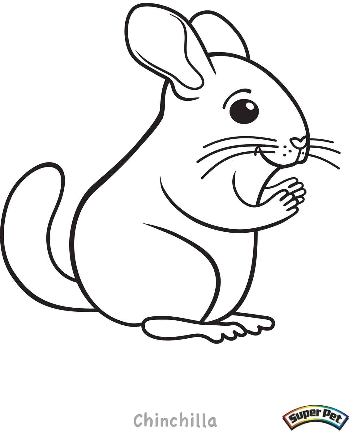 Coloring Pages of Little Chinchillas (Page 3) - Line.17QQ.com