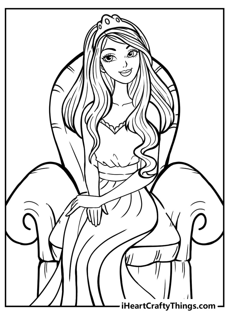 Princess Coloring Pages - Super Pretty And 100% Free (2023)