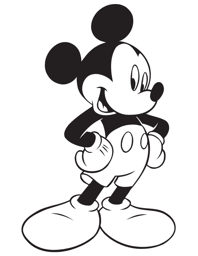 Mickey mouse coloring pages to print to download and print for free
