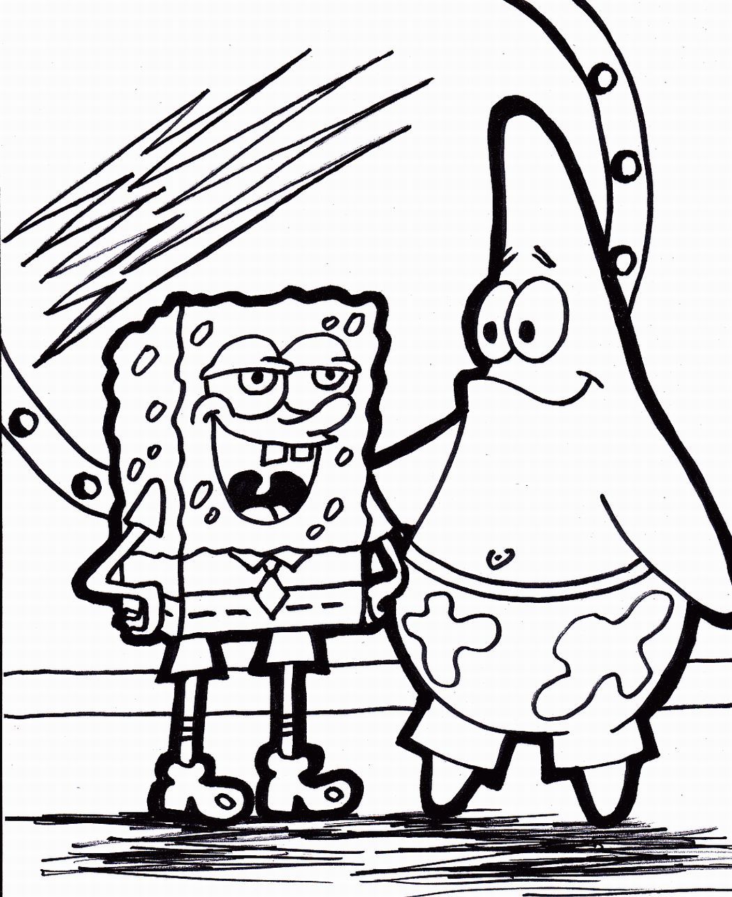 spongebob coloring pages 8. acumen amusing spongebob squarepants ...