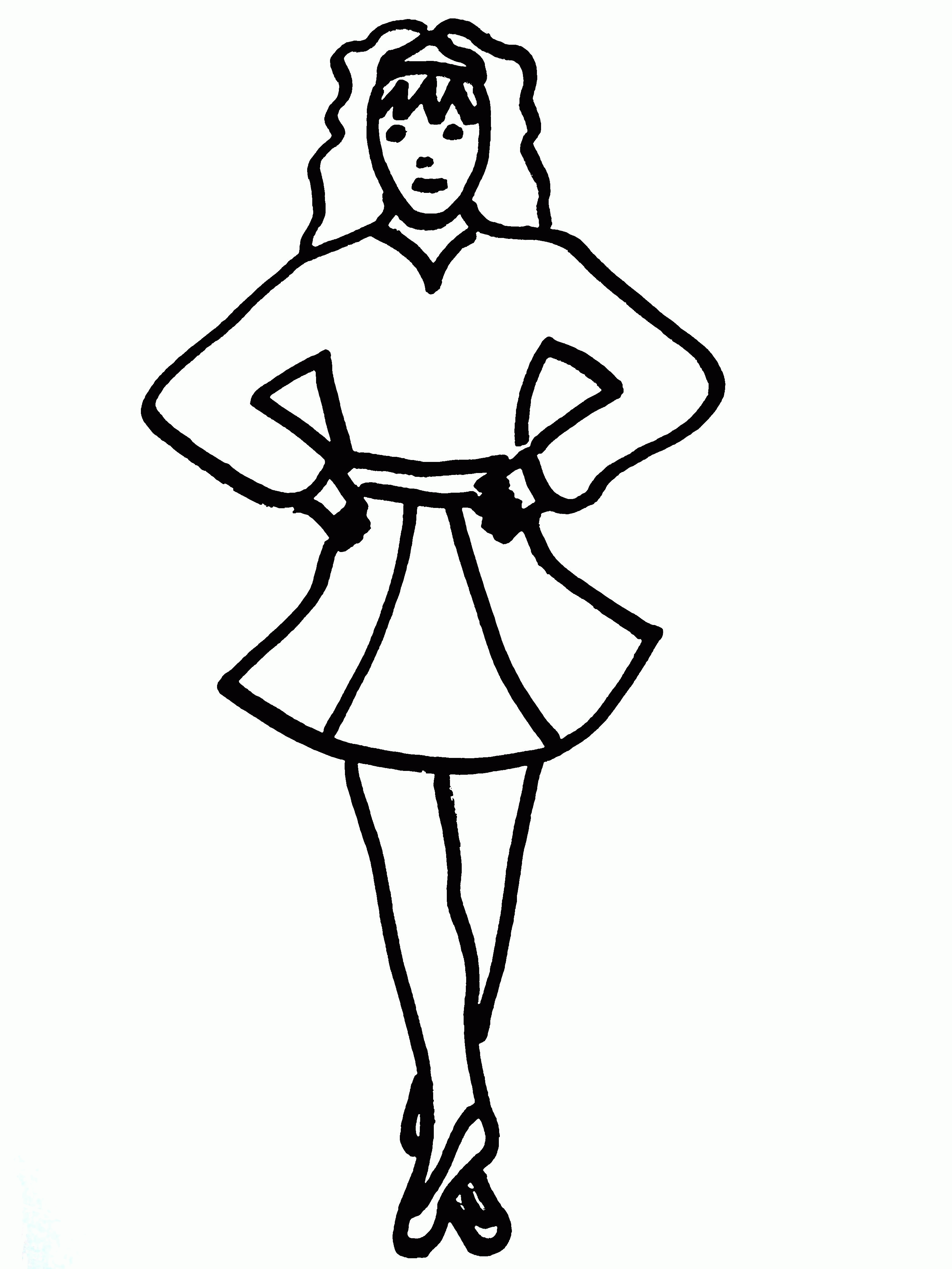 Irish Dancer Coloring Pages - High Quality Coloring Pages