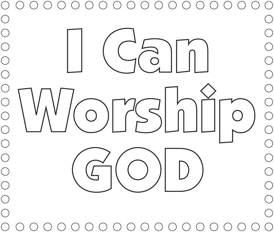 Best Photos of Worship Coloring Pages - Worship God Coloring Page ...