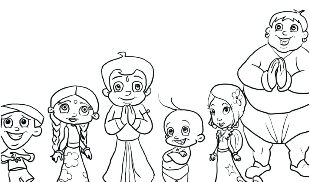 Coloring Pages For Wedding Anniversary Pictures Colouring - Chota Bheem  Colouring Pages (#1054778) - HD Wallpaper & Backgrounds Download - Coloring  Home
