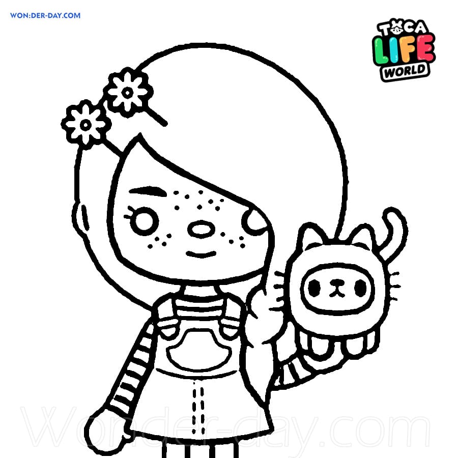 √ Toca Life Coloring Pages : Toca Boca Coloring Pages New Pictures Free