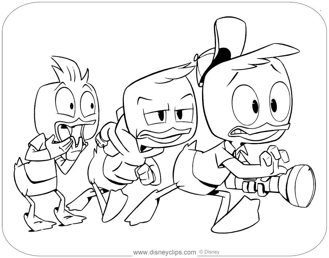 New Ducktales Coloring Pages (2) | Disneyclips.com