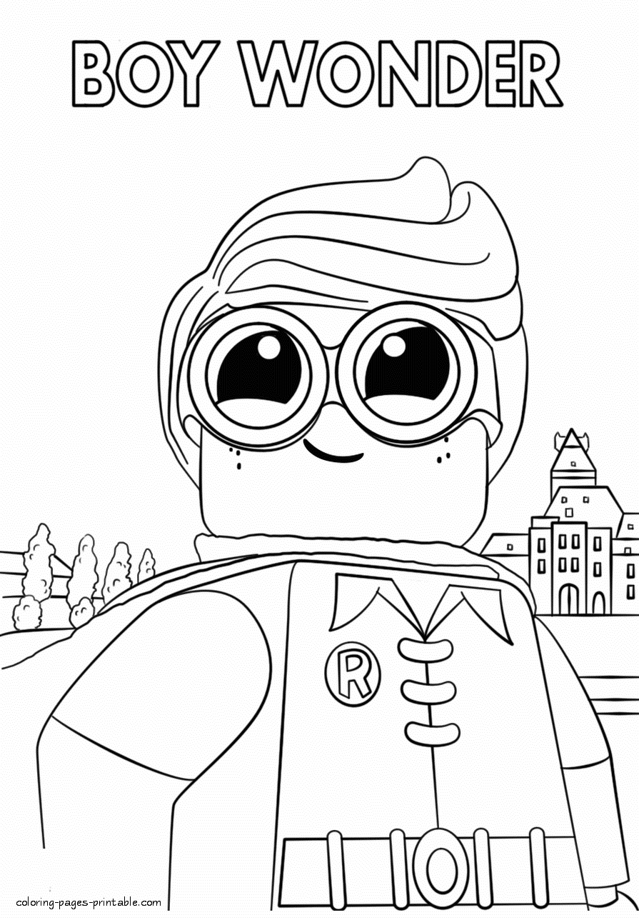 Lego Robin Coloring Pages - Coloring Home
