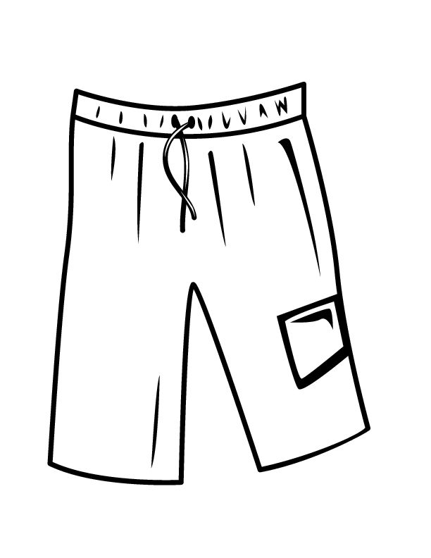 Shorts Coloring Pages - Coloring Home
