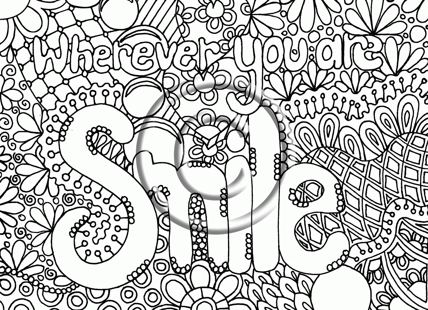 Hard Abstract Coloring Pages Printable - Colorine.net | #3525